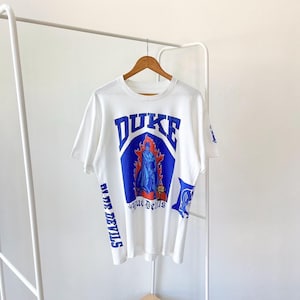 90s Duke University Blue Devils, NCAA athletics t-shirt (L)