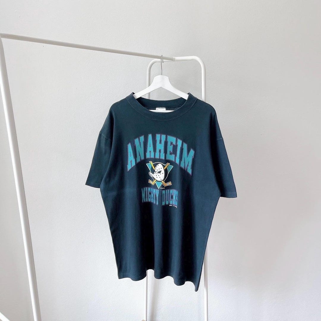 ヴィンテージ マイティダックス ホッケー Tシャツ：1993 アナハイム