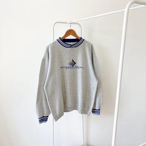 Sweat à Capuche Enfant BYU Vintage Années 90/2000 - Taille 7 - Bleu - Très Bon état