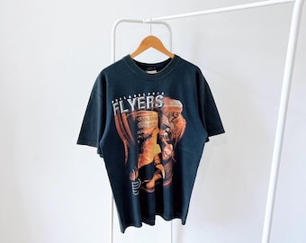 Vintage 90s Philadelphia Flyers T-shirt: Starter NHL Tee, Made in