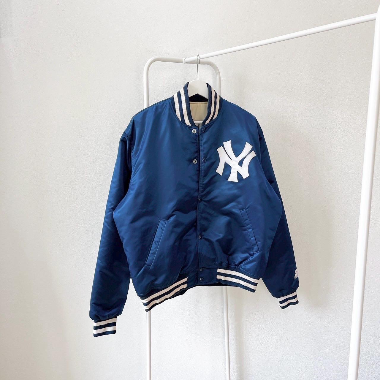 Vintage 90s New York Yankees Starter MLB Bomber Jacket (L