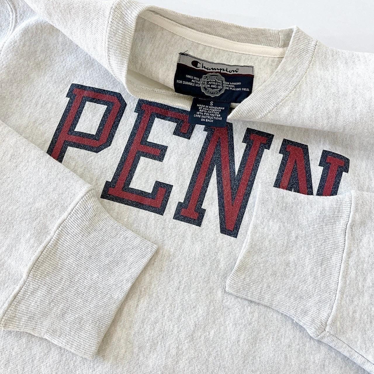 トップス 00s Champion REVERSE WEAVE PENN XL Vintage Champion Penn Sweatshirt - Gray 00s (size S) - Etsy