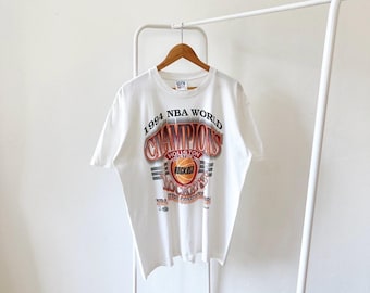 Vintage Collectible T-shirt Houston Rockets 1994 NBA Finals World