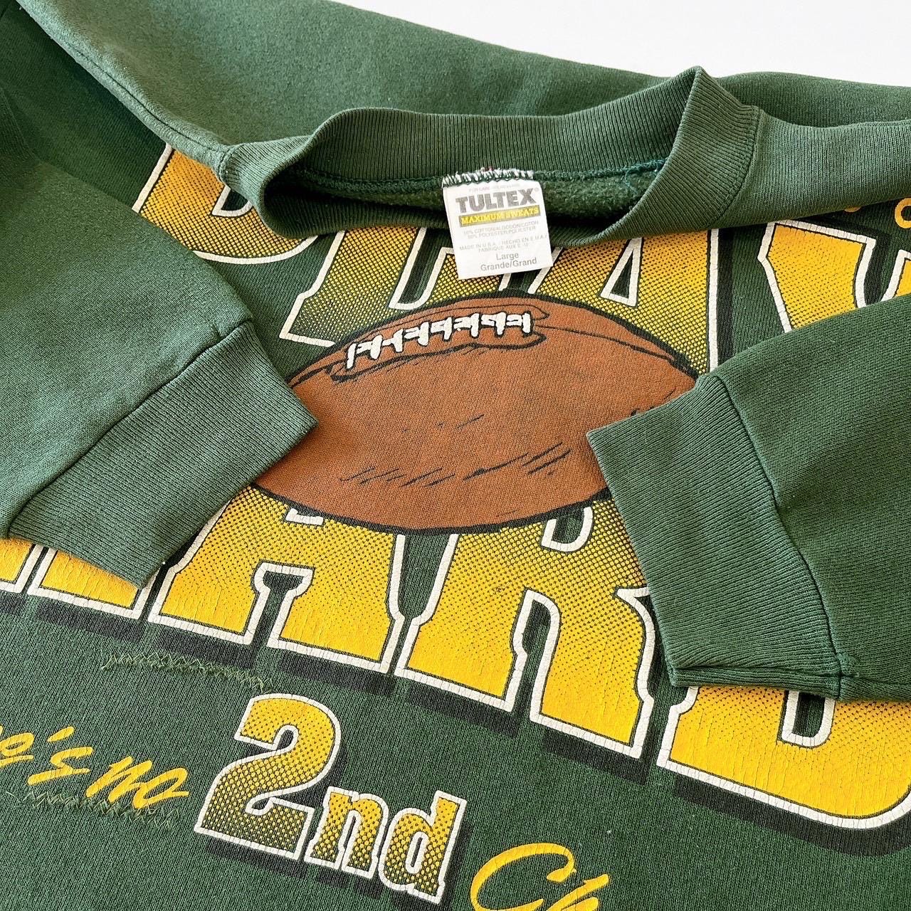 Vintage 90s Green Bay Packers Sweatshirt - Tultex NFL Football (L