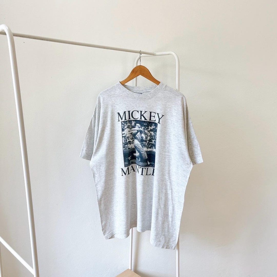 90年代MLBニューヨークヤンキース　マントルTシャツusa古着ヴィンテージ 90年代MLBニューヨークヤンキース マントルTシャツusa古着