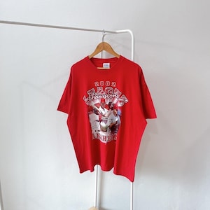 Vintage/ 00s/ Anaheim/ Angels/ baseball/ 2002/ vintage Hanes/ red/ t-shirt (XL)