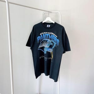 Vintage 90s Carolina/ Panthers/ 1994/ football/ College concepts black t-shirt/ L
