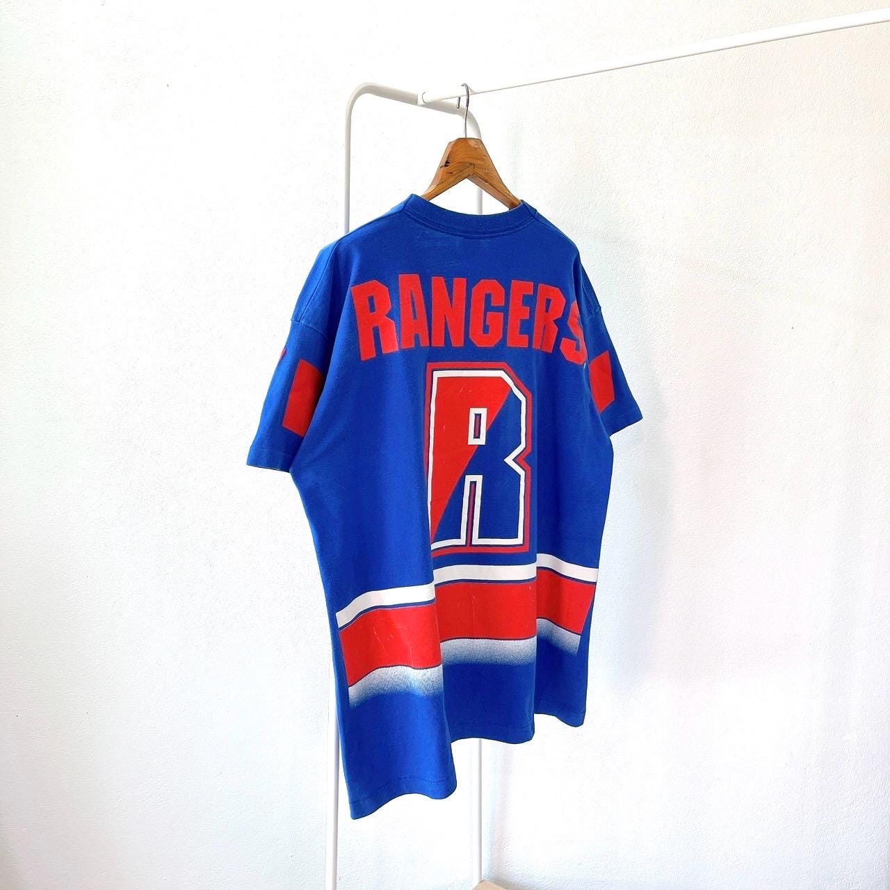 Vintage 1990s/ New York Rangers/ NHL/ T-shirt/ Salem Sportswear