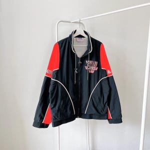 Vintage 90s/ PortlandTrail Blazer/ NBA/ Basketball/ Vintage Apex one schwarze Windjacke (L)