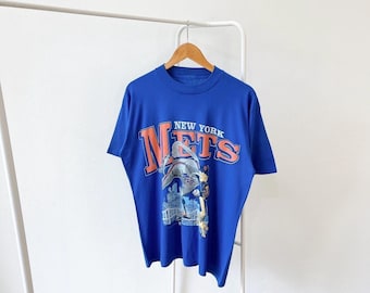 Vintage 90's New York Mets Hanes T-shirt Size Men's Medium - Etsy