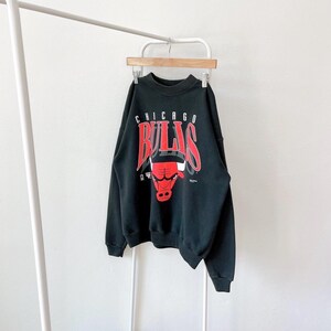 Vintage 90s/ Chicago/ Bulls/ NBA/ Basketball/ Vintage Hanes Black
