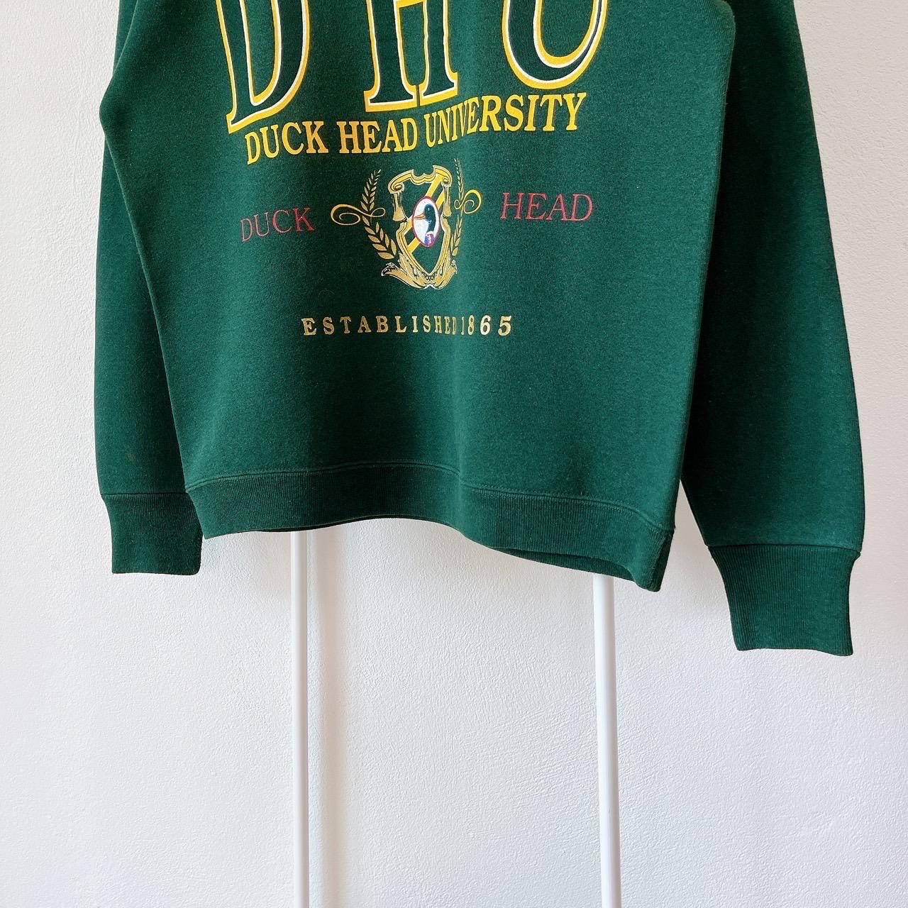 Vintage/ 90s/ Duck Head/ Made in USA/ Green/ Sweatshirt (M) - Etsy