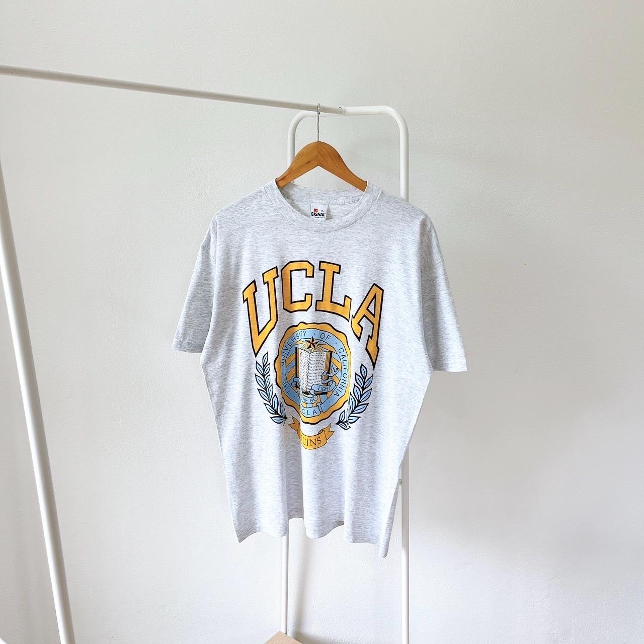 Vintage/ 90s/ UCLA/ Bruin/ NCAA/ Signal/ Gray/ T-shirt (XL) - Etsy