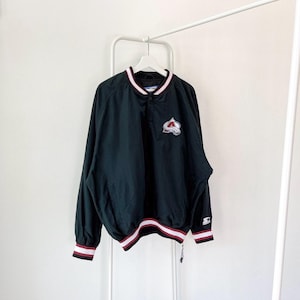 Vintage Colorado Avalanche/ Avalanche hockey/ Starter black pullover/ L