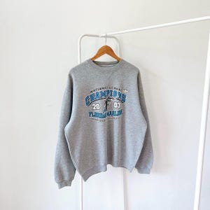 Vintage/ 00s/ Florida/ Marlins/ baseball/ 2003/ Gear for sport/ gray/ sweatshirt (M)