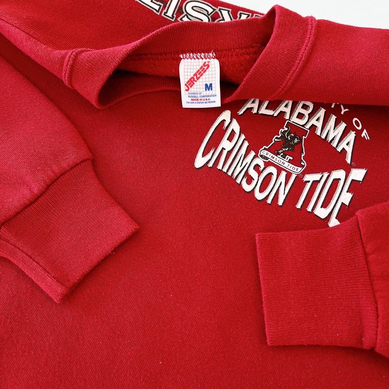 90年代アラバマ クリムゾンタイド、NCAA レッド スウェットシャツ (M 