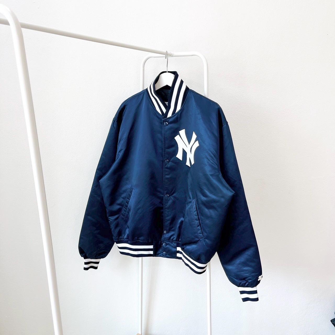 Vintage 90s New York Yankees Starter Bomber Jacket (XL) - Etsy