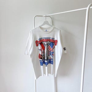 Vintage/ 90s/ New York/ Rangers/ 1994/ NHL/ hockey/ Starter/ made in USA/ white/ t-shirt (L)