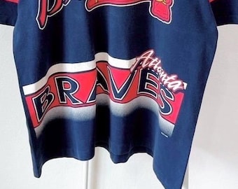 Vintage/ 90s/ Atlanta/ Braves/ 1994/ Baseball/ Blue/ T-shirt (XL