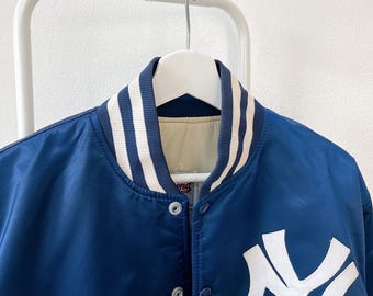 Vintage 90s New York Yankees Starter MLB Bomber Jacket (L) - Etsy