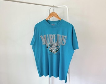 Vintage 90s Florida Marlins T-shirt: Genuine Merchandise MLB