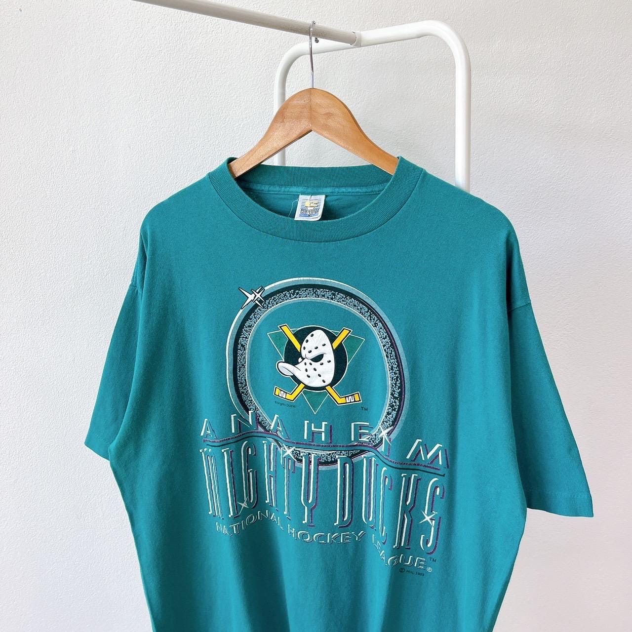 ヴィンテージ 90年代 マイティダックス ホッケー Tシャツ (L) - Etsy 日本