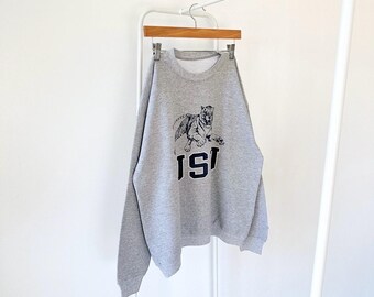Vintage 90s Jackson State/ JSU Tigers/ Vintage gray sweatshirt/ L