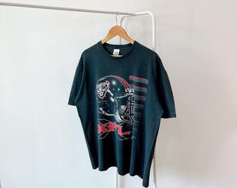 Camiseta vintage de la gira de fútbol americano de la XFL de los 2000, Drew Pearson, talla XL