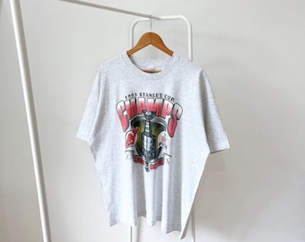 Vintage/ 90s/ New Jersey/ Devils/ 1995/ NHL/ hockey/ Salem/ made in USA/ t-shirt (XL)