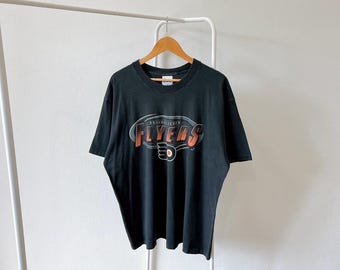 Vintage 90s Philadelphia Flyers T-shirt: Starter NHL Tee, Made in