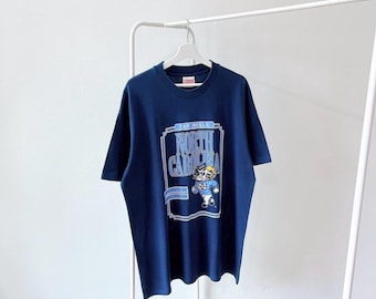 Vintage jaren 90 North Carolina UNC Tar Heels T-shirt - Hanes, VS/XL