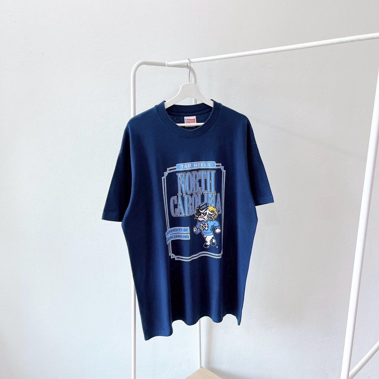 Vintage 1990s North Carolina UNC Tar Heels T-shirt - Hanes USA/ XL 