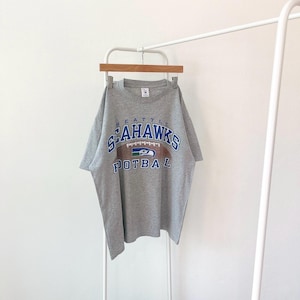 Vintage 00s/ Seattle/ Seahawks/ football/ vintage Delta gray t-shirt/ L