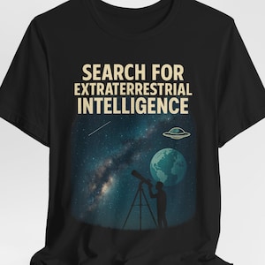 Cosmic Exploration Tee - Unisex Short Sleeve Shirt for Stargazers, Astronomy Lovers, Sci-Fi Fans, Gift for Space Enthusiasts, E.T. Tees