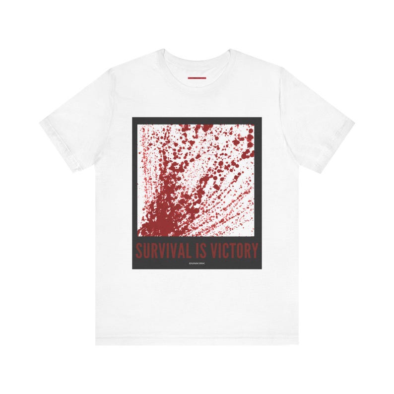 Koszulka unisex Survival is Victory zdjęcie 2