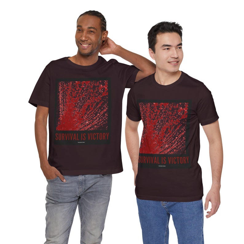 Koszulka unisex Survival is Victory zdjęcie 10