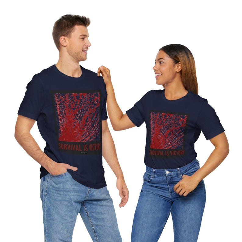 Koszulka unisex Survival is Victory zdjęcie 9