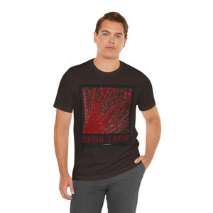 Koszulka unisex Survival is Victory zdjęcie 8