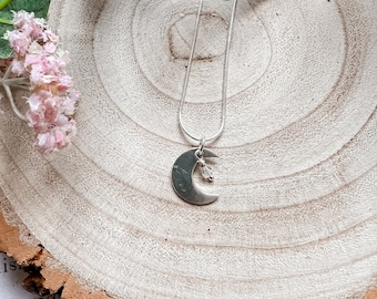 Crescent moon necklace