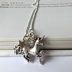 Unicorn charm necklace