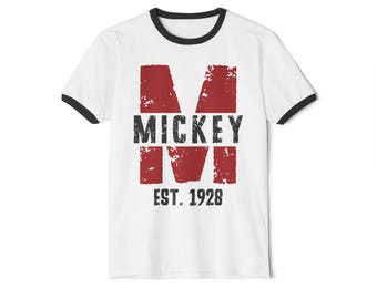 Mickey Graphic Tee, Theme Park Tee, Cute Mickey Shirt, Matching Graphic Tee, Magical Day Shirt, Best Day Ever, Ringer Tee, EST. 1928 T-Shirt