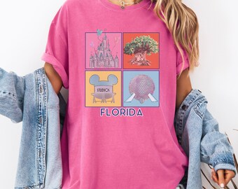 Florida Themed T-Shirt, Unisex Vacation Tee, Disney Souvenir Shirt, Gift for Travelers, Summer Casual Wear, Disney World Graphic Tee
