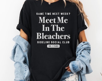 Sideline Social Club Graphic Tee, Baseball Mom Tee, Football Mom Tee, Basketball Mom Tee, Sports T-Shirt, Bleachers Shirt, Game Day Tee