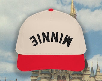 Minnie Retro Baseball Hat, Trendy Disney Outfit, Disney Hat, Cute Trucker Hat, Women's Disney, Matching Disney, Adjustable Fit, Snapback Hat