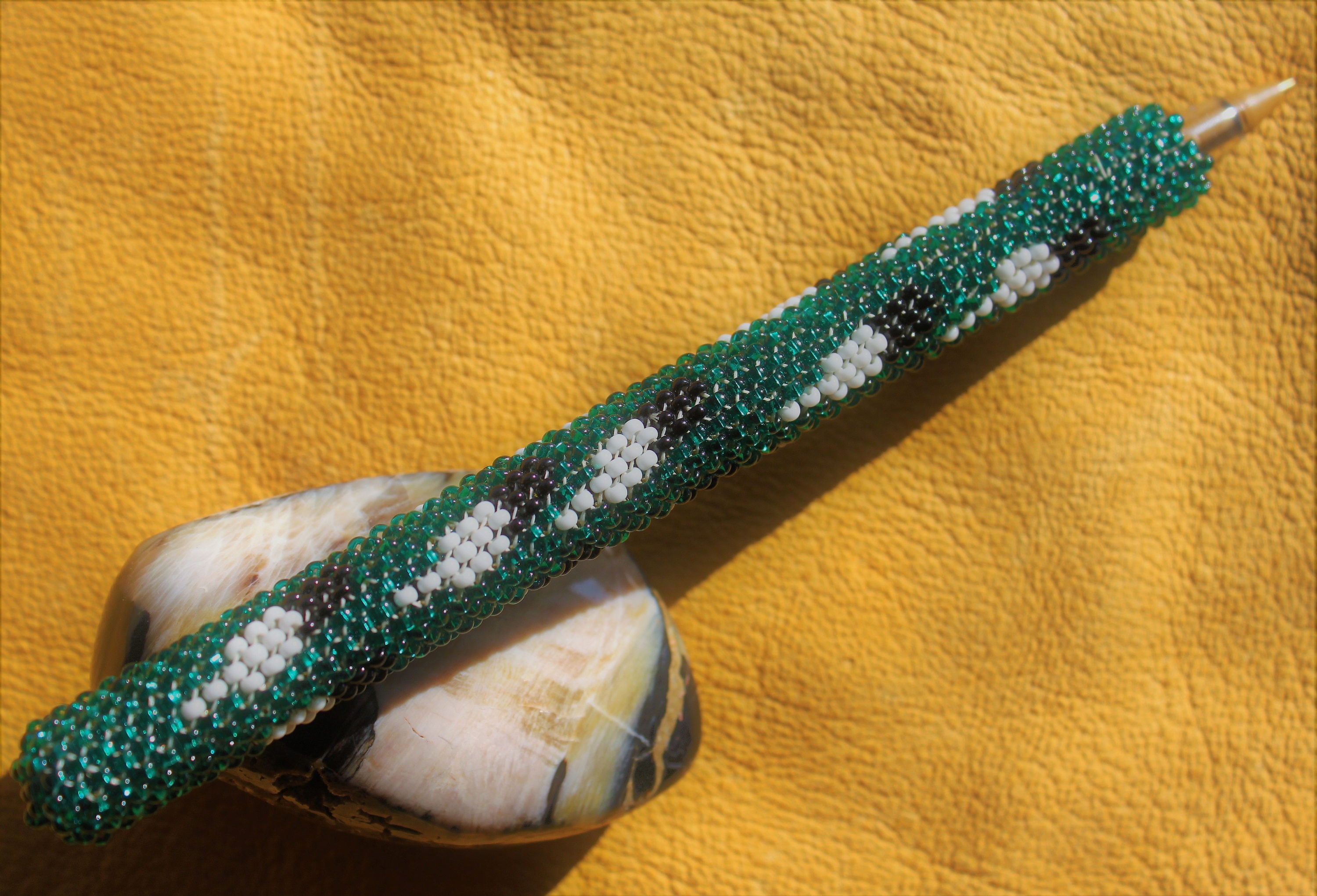 BEADED Pen Cover NATIVE American Rosebud Lakota Sioux Etsy