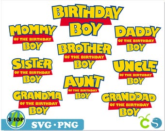 Toy Story Birthday Boy Family SVG PNG Bundle | Toy Story t shirt SVG, Toy Story svg, Toy Story png, Toy Story Birthday svg Cricut