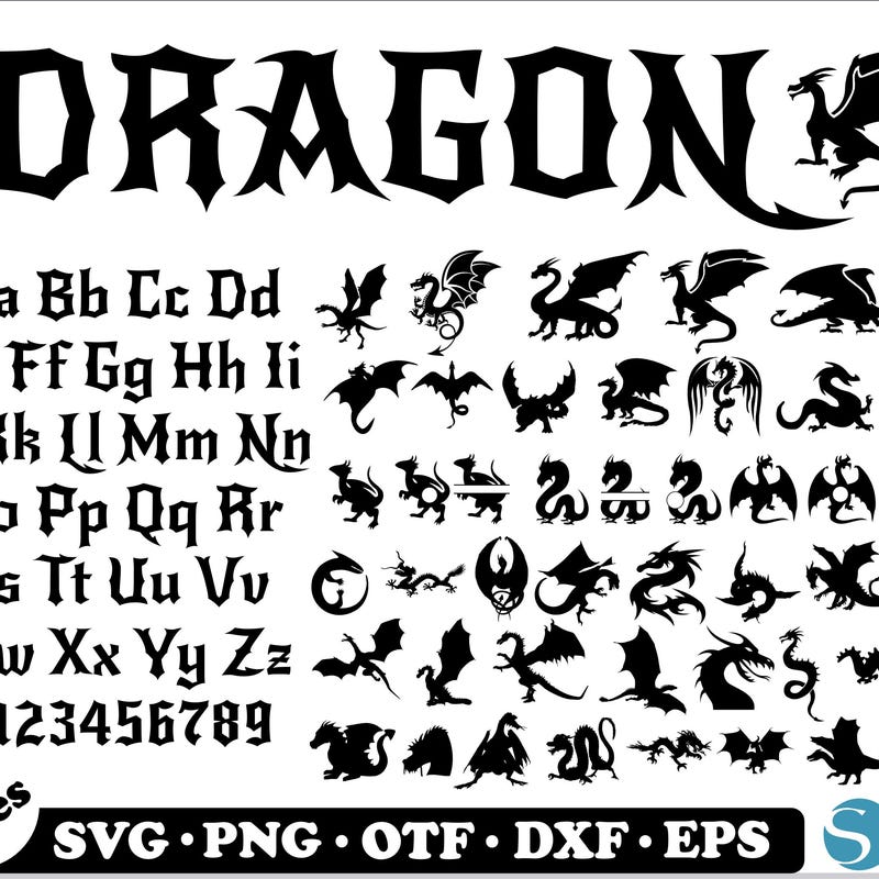 How to Train Your Dragon Font - Etsy