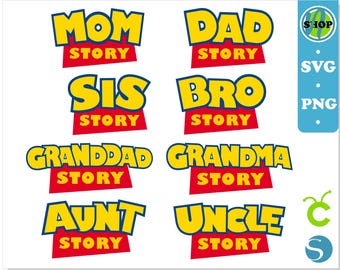 Toy Story Family shirt svg png | Toy Story t shirt SVG, Toy Story svg, Toy Story png, Toy Story logo t shirt svg, Toy Story birthday svg