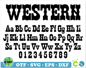 Western Font TTF, Western Font SVG Cricut, Cowboy Font svg, Western letters svg, Western Font for cricut, Western Alphabet svg, Cowboy svg