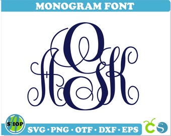 Monogram Family Font svg png dxf+otf | monogram font cricut, monogram font svg, monogram font png, fancy monogram font, monogram family svg